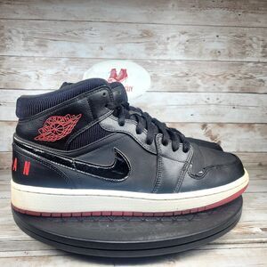 Jordan Black and Red Athletic Shoes